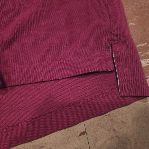 Express Pique Polo red white Lion mens size XL NWOT - Picture 3 of 9